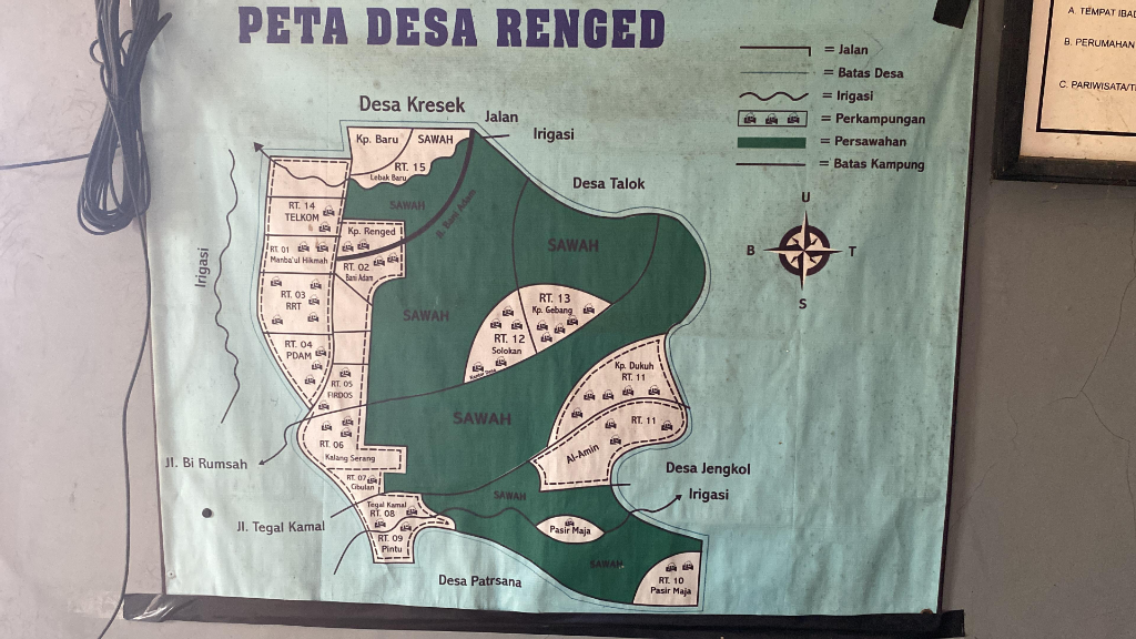 Peta Desa Renged